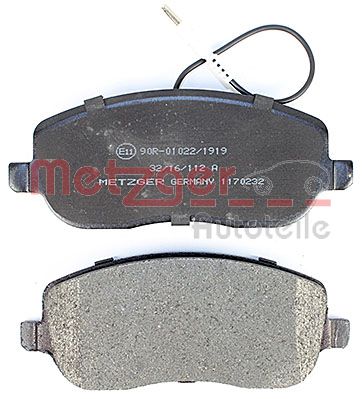 METZGER 1170232 Bremsbelagsatz, Scheibenbremse